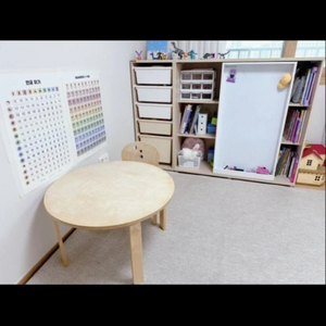 한샘 샘키즈 슬라이딩 책장 수납장 자석보드형 1600 이미지