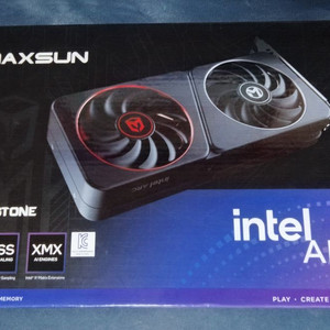 인텔 ARC B580 MAXSUN MILESTONE 풀박스 상태최상 이미지