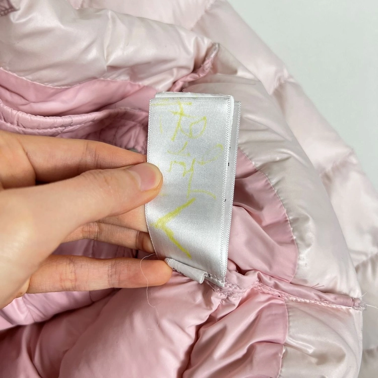 폴로 랄프로렌 핑크 다운 패딩 점퍼 아동6 라덴 빈티지 이미지