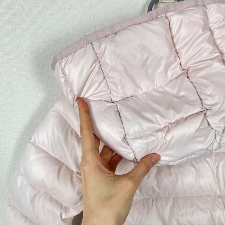 폴로 랄프로렌 핑크 다운 패딩 점퍼 아동6 라덴 빈티지 이미지