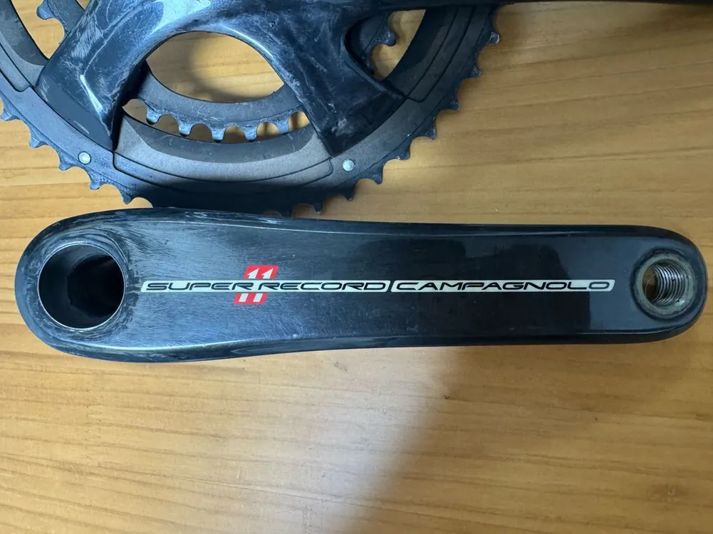 캄파놀로 슈퍼레코드 11단 로드 자전거 카본 크랭크 50-34t / 172.5mm 이미지