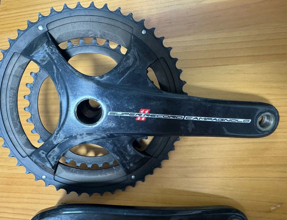 캄파놀로 슈퍼레코드 11단 로드 자전거 카본 크랭크 50-34t / 172.5mm 이미지