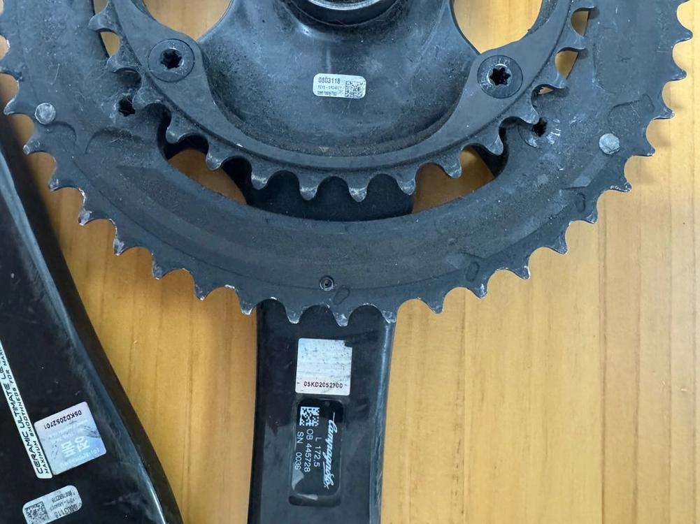 캄파놀로 슈퍼레코드 11단 로드 자전거 카본 크랭크 50-34t / 172.5mm 이미지