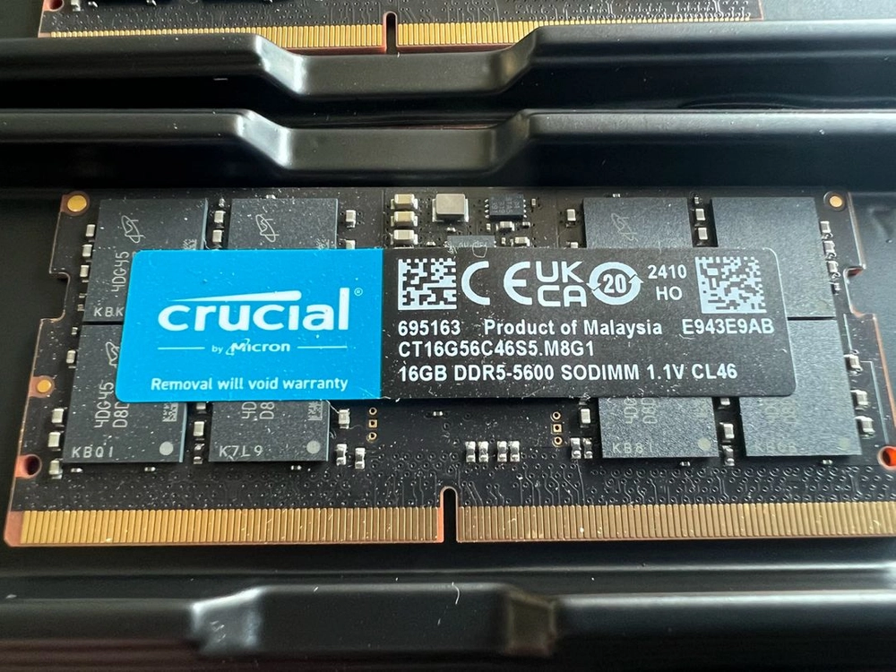 마이크론 DDR5 5600 16GB x 2개 32GB 메모리 팝니다 이미지