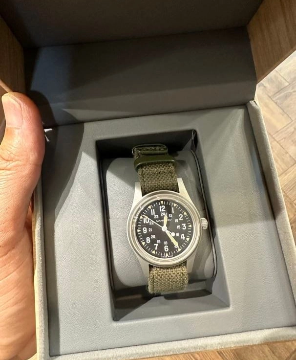 해밀턴 카키필드 메카니컬 36mm - 안심되는 중고거래
