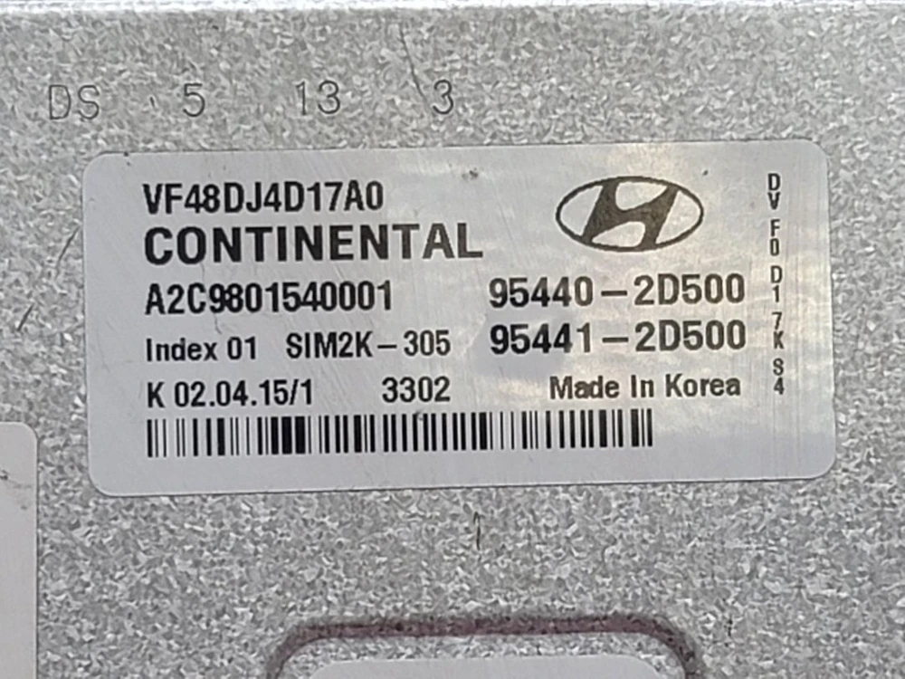 (중고) 더뉴i40 중고 TCU 95440-2D500 TD2 / 95441-2D500 / 954402D500 / 이미지