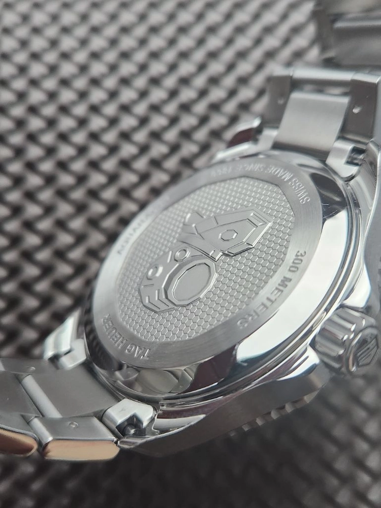 태그호이어 최신형 아쿠아레이서 물결판 블루 오토매틱 42mm 이미지