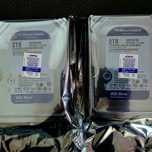 WD 블루 2TB HDD 2개 미개봉 신품 이미지