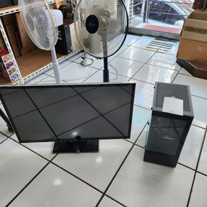 중고컴퓨터. i5. 7500. 4번. 모니터 32인치 7만원 다른모니터x 이미지