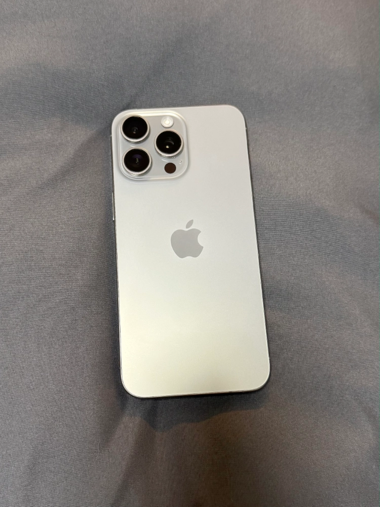 아이폰 15프로맥스 256gb 실버 이미지