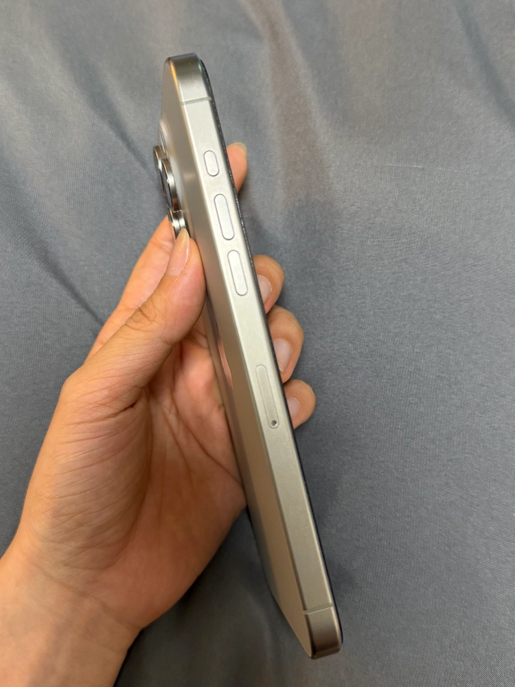 아이폰 15프로맥스 256gb 실버 이미지