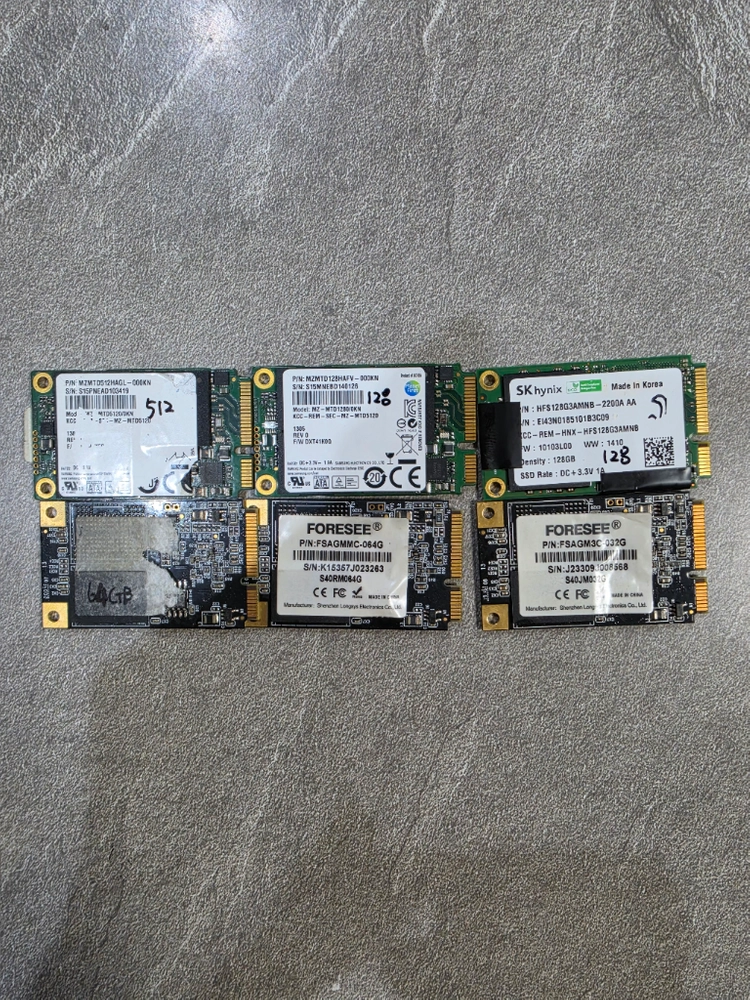 msata ssd 512gb,128gb,64gb,32gb - 안심되는 중고거래
