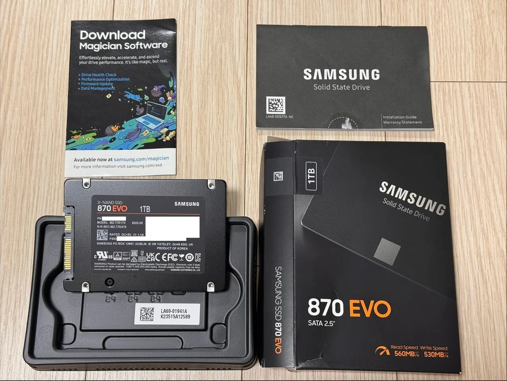삼성 870 EVO(1TB) - 단순개봉 미사용 이미지