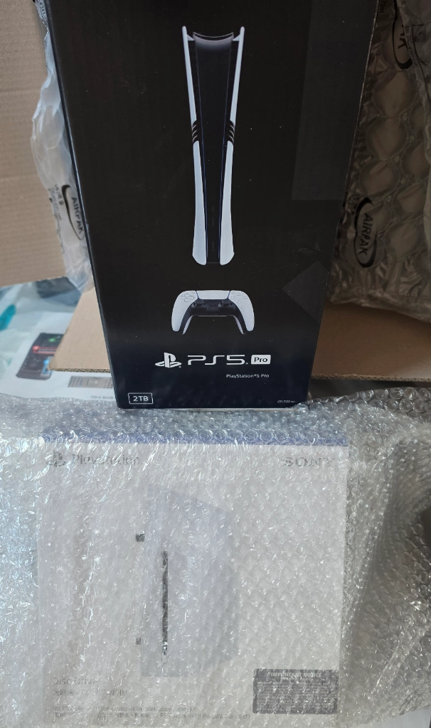 PS5 PRO 2TB + 디스크드라이브 미개봉 신품 - 안심되는 중고거래