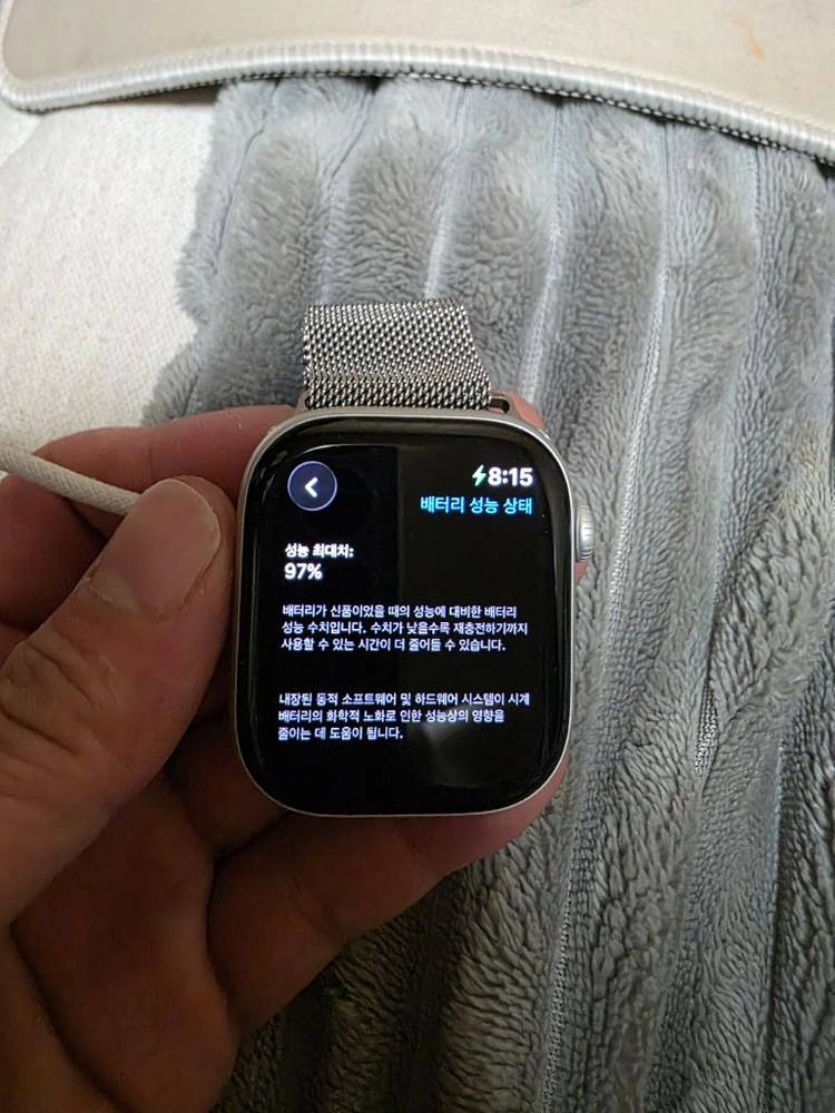 애플워치10 46mm 실버 이미지