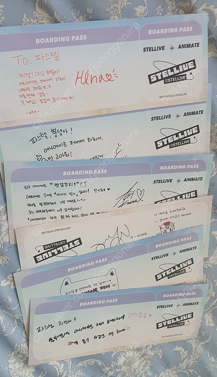 애니메이트 스텔라이브 일반특전, 레어특전 이미지