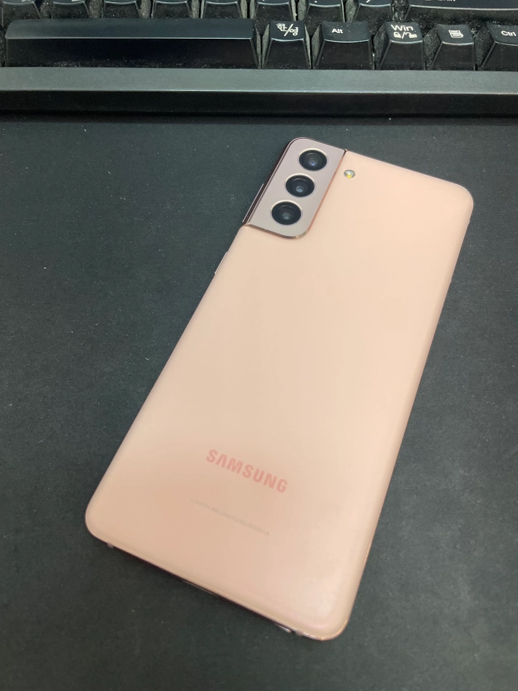 갤럭시S21 핑크골드 256GB 무잔상 상태좋은 중고23만2천팝니다 이미지