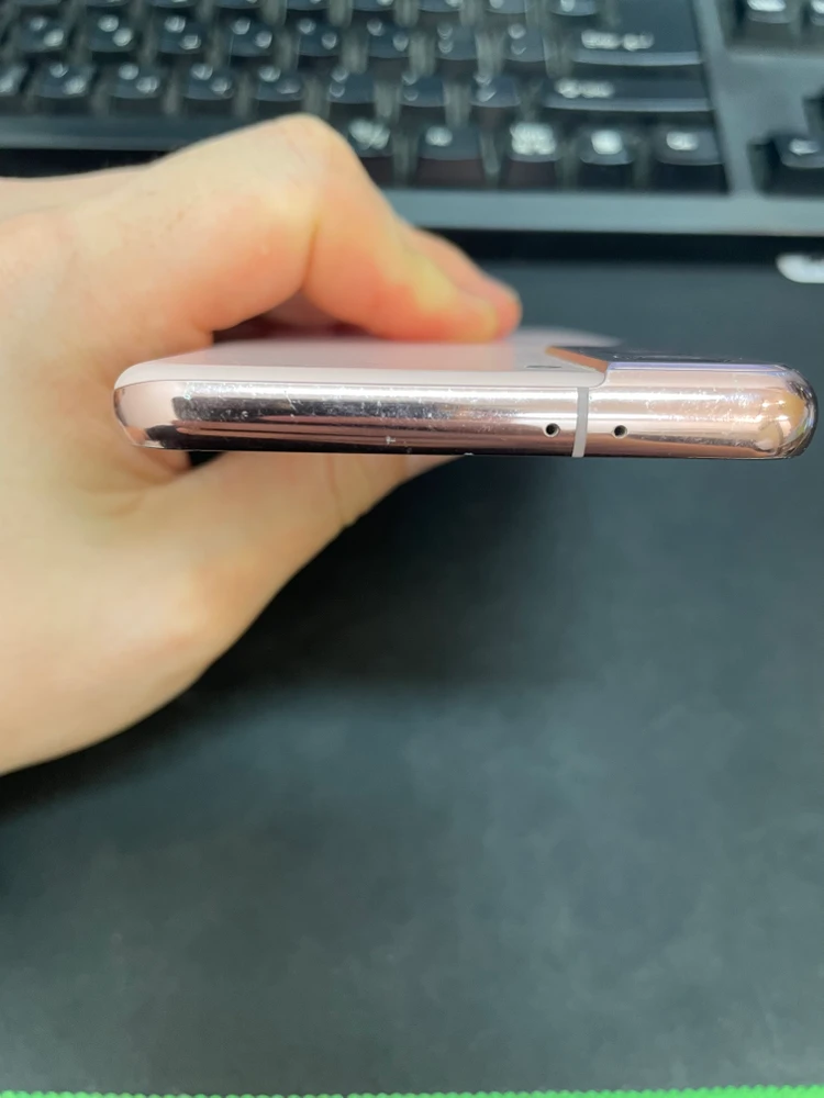 갤럭시S21 핑크골드 256GB 무잔상 상태좋은 중고23만2천팝니다 이미지