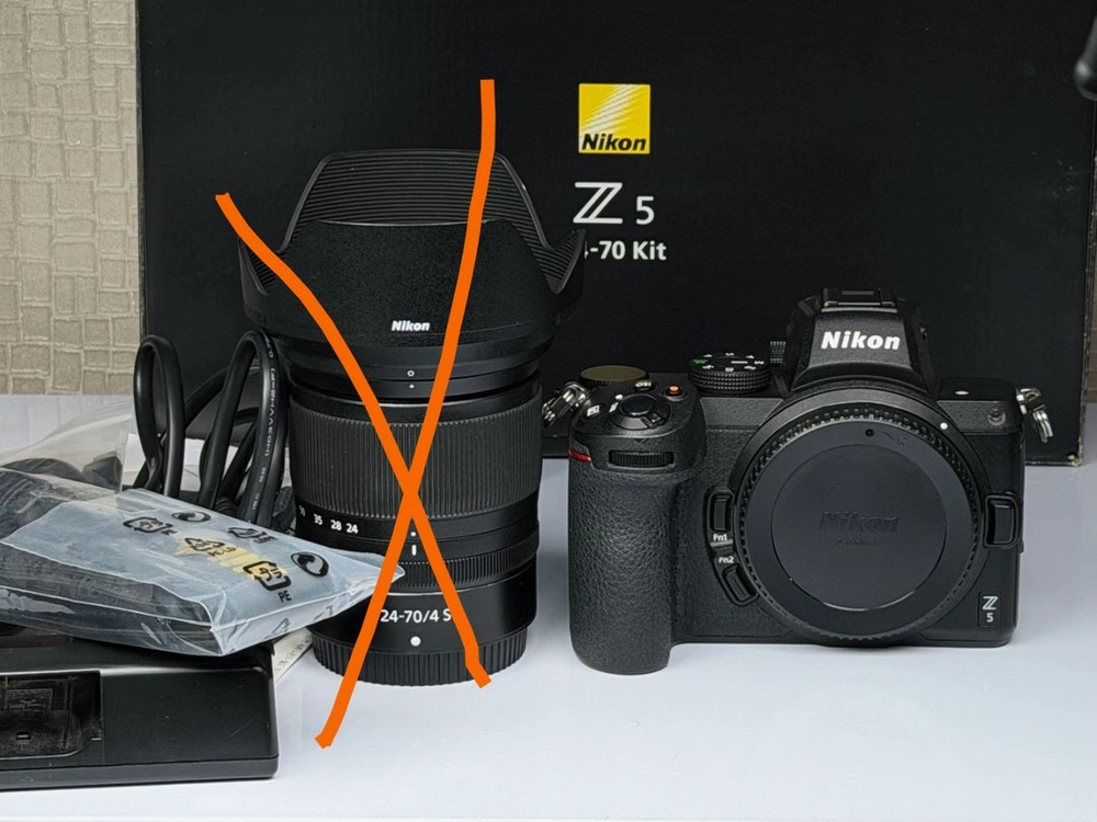 니콘 Z5 미러리스 풀프레임 카메라 바디 이미지