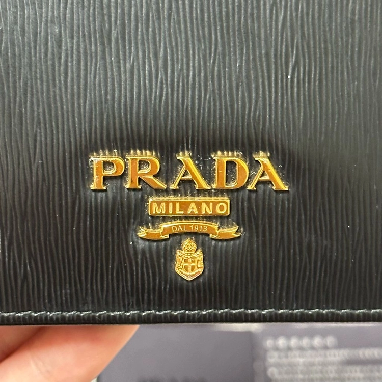 [풀구성] 프라다 사피아노 반지갑 블랙 이미지