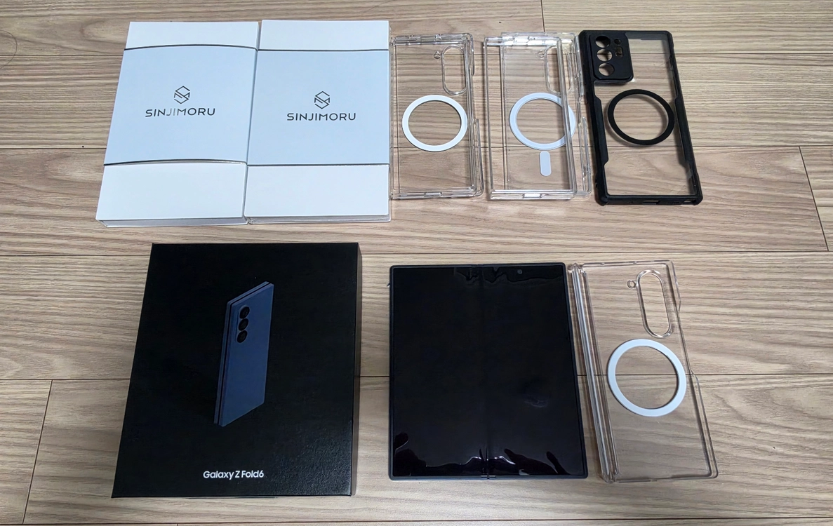 갤럭시 Z 폴드6 512GB 네이비 블루 풀박스 이미지