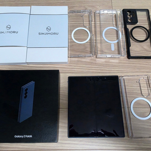 갤럭시 Z 폴드6 512GB 네이비 블루 풀박스 이미지