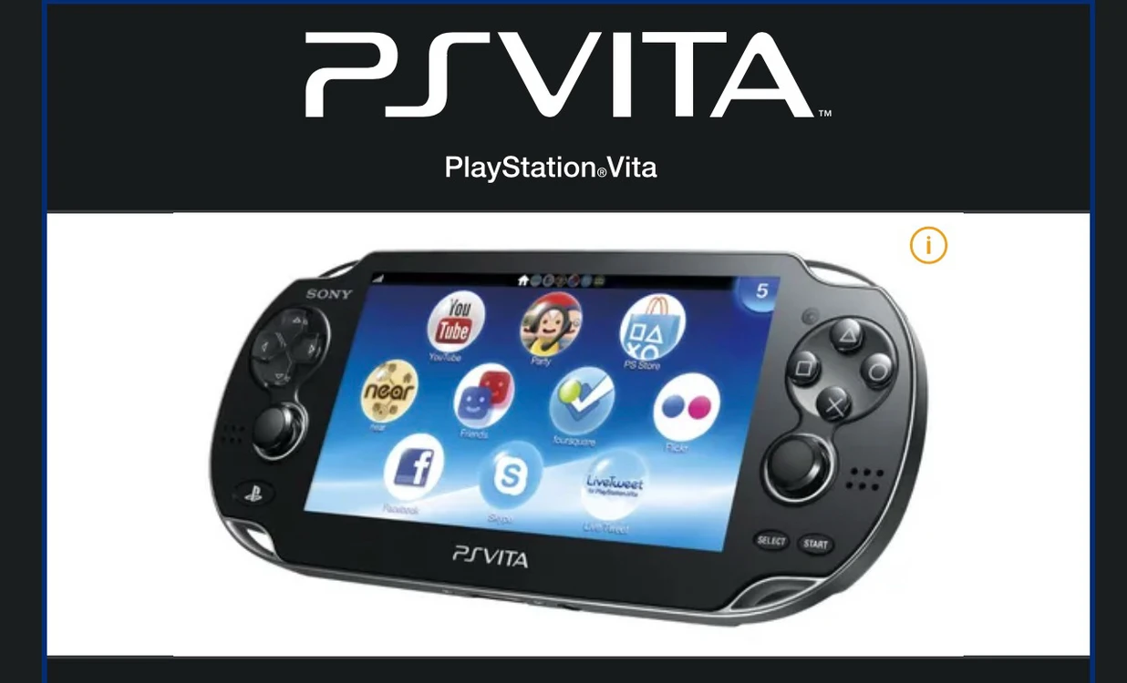 소니 PS Vita 1세대 블랙 거의 새것 이미지