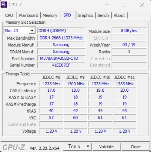 삼성 DDR4 2666 8GB 메모리 2개 세트(pc용) 이미지