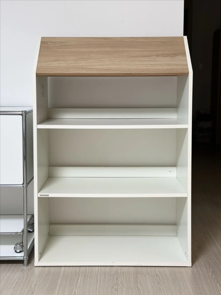 리바트 마카롱 집책장 3단책장 이미지
