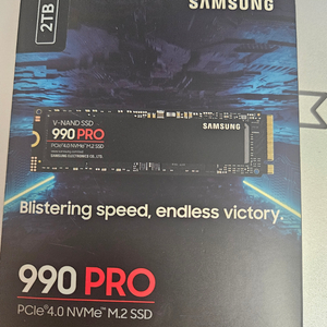NVMe SSD 2TB 990pro(as기간남음) 이미지