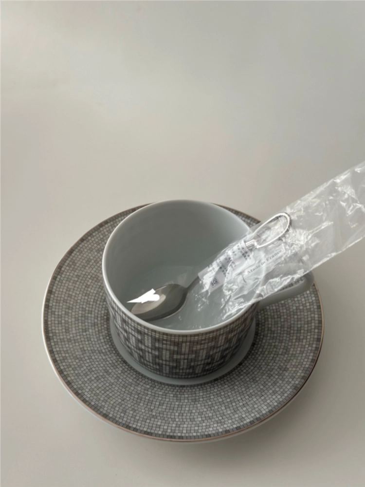 새상품 에르메스 스테인리스 스틸 모카 스푼 2개일괄(10cm) 이미지
