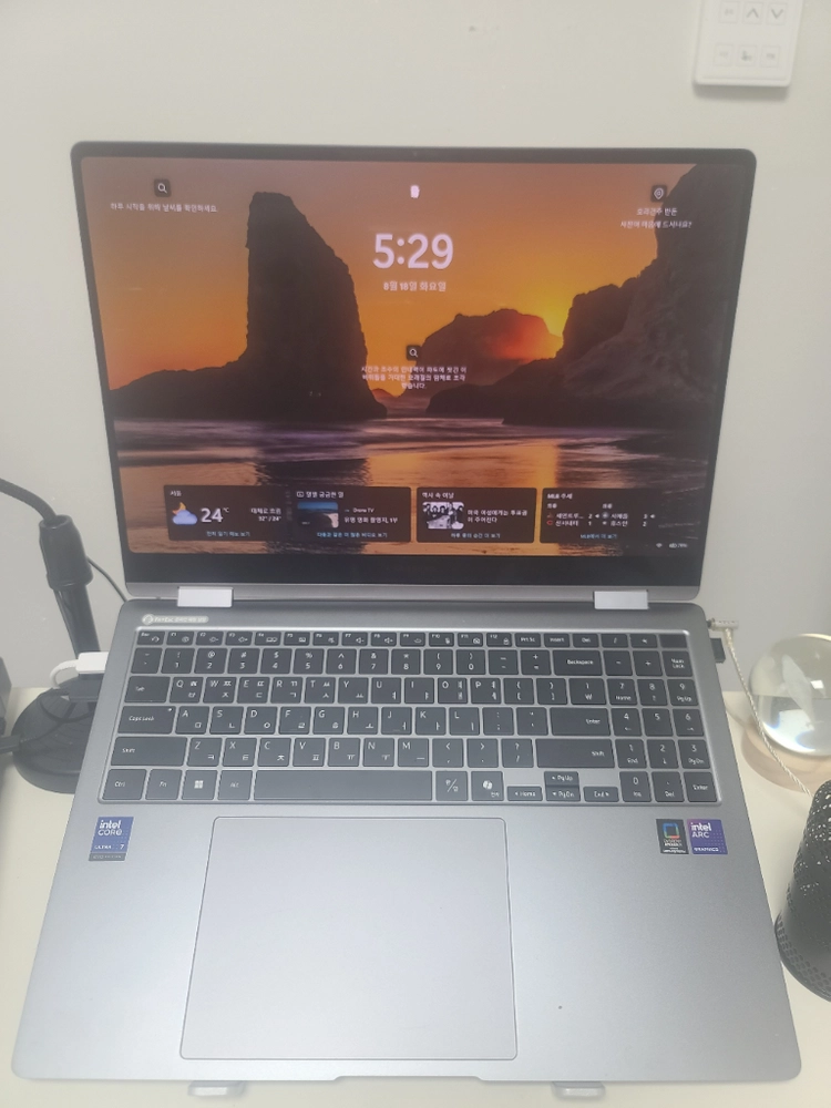 삼성 갤럭시북5 pro 360 16인치 그레이 이미지