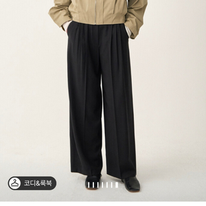 더캐시미어 린넨 블렌드 핀턱 칼라리스 집업 자켓 카키베이지 55 랑방 마인 타임 시스템 오브제 sjsj 이미지