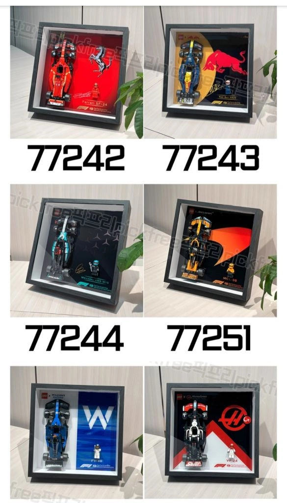 레고 스피드 챔피언 F1시리즈 10종 + 액자세트 일괄판매 이미지