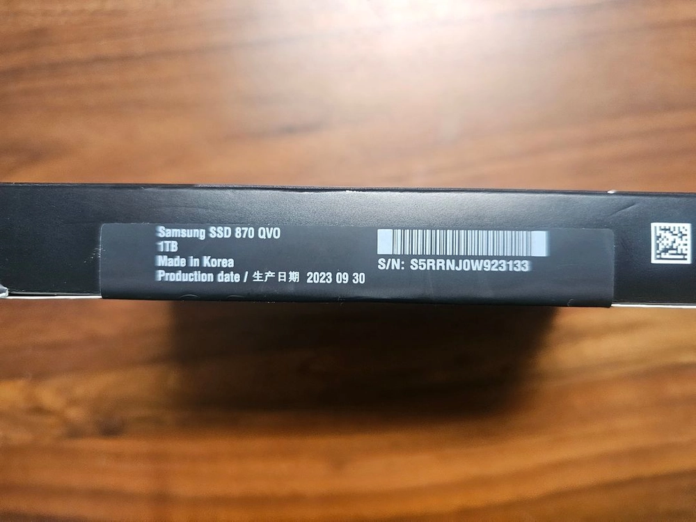 삼성 870 EVO 500GB, QVO 1TB SSD 미개봉 이미지