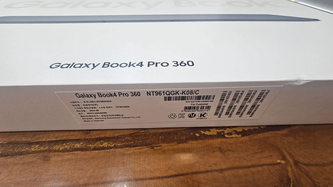 갤럭시북4프로360 16인치 16g 512 이미지