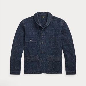 RRL 더블알엘 인디고 자수 자카드 덱자켓 류준열 이진욱 이동휘 가죽 뉴스보이 발마칸 폴로 무스탕 크리켓 러프아웃 이미지