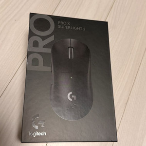 로지텍 마우스 지슈라2 G PRO X SUPERLIGHT 2 블랙 이미지