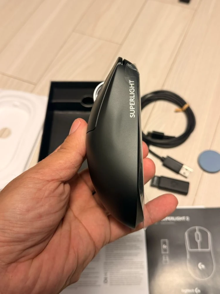 로지텍 마우스 지슈라2 G PRO X SUPERLIGHT 2 블랙 이미지