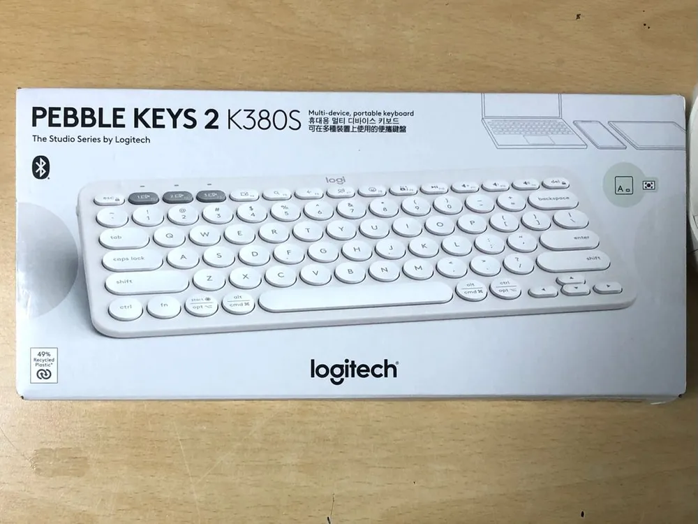 로지텍 페블 2 k380s 블루투스 키보드 이미지