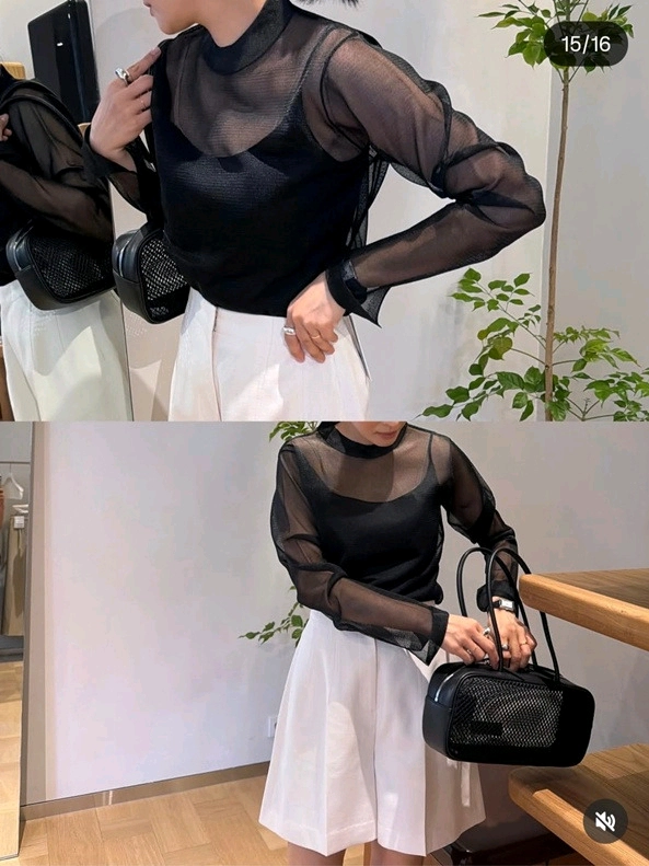 (26년 택채새상품) 더베이지스 샌드베이지 샤일로 니트 탑 이미지
