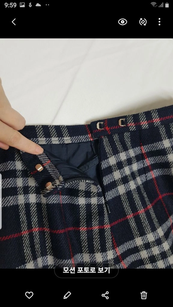 버버리 정품 스커트 이미지