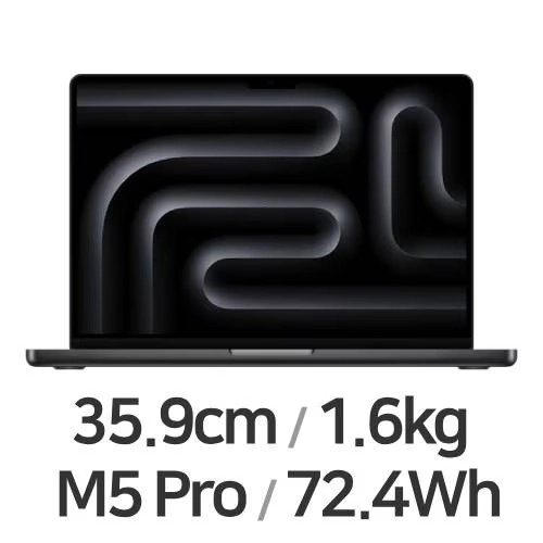 [미개봉]APPLE 맥북프로14 M5프로 18코어/20GPU/24GB/2TB 판매합니다 이미지