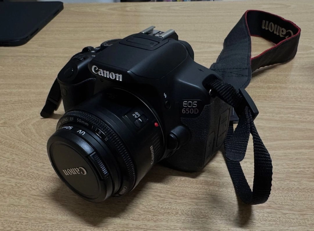 DSLR 카메라 캐논 eos 650d, 렌즈2개 이미지