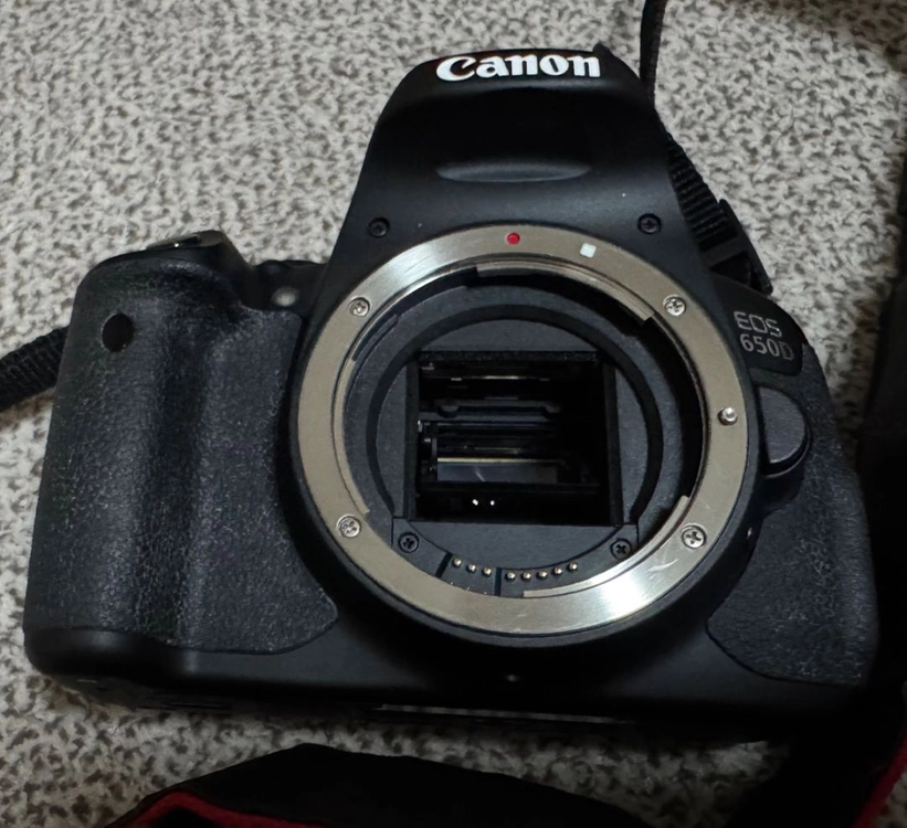DSLR 카메라 캐논 eos 650d, 렌즈2개 이미지