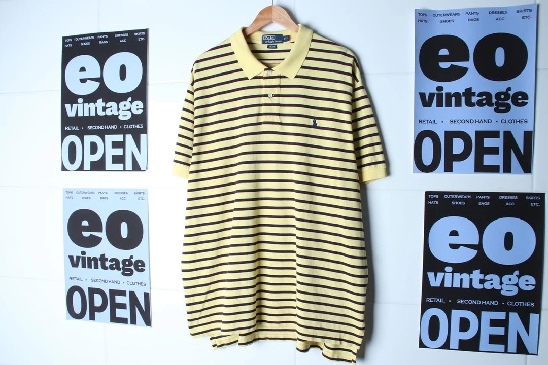 (2XL-4XL) 폴로 랄프로렌 반팔 카라 티셔츠 이미지