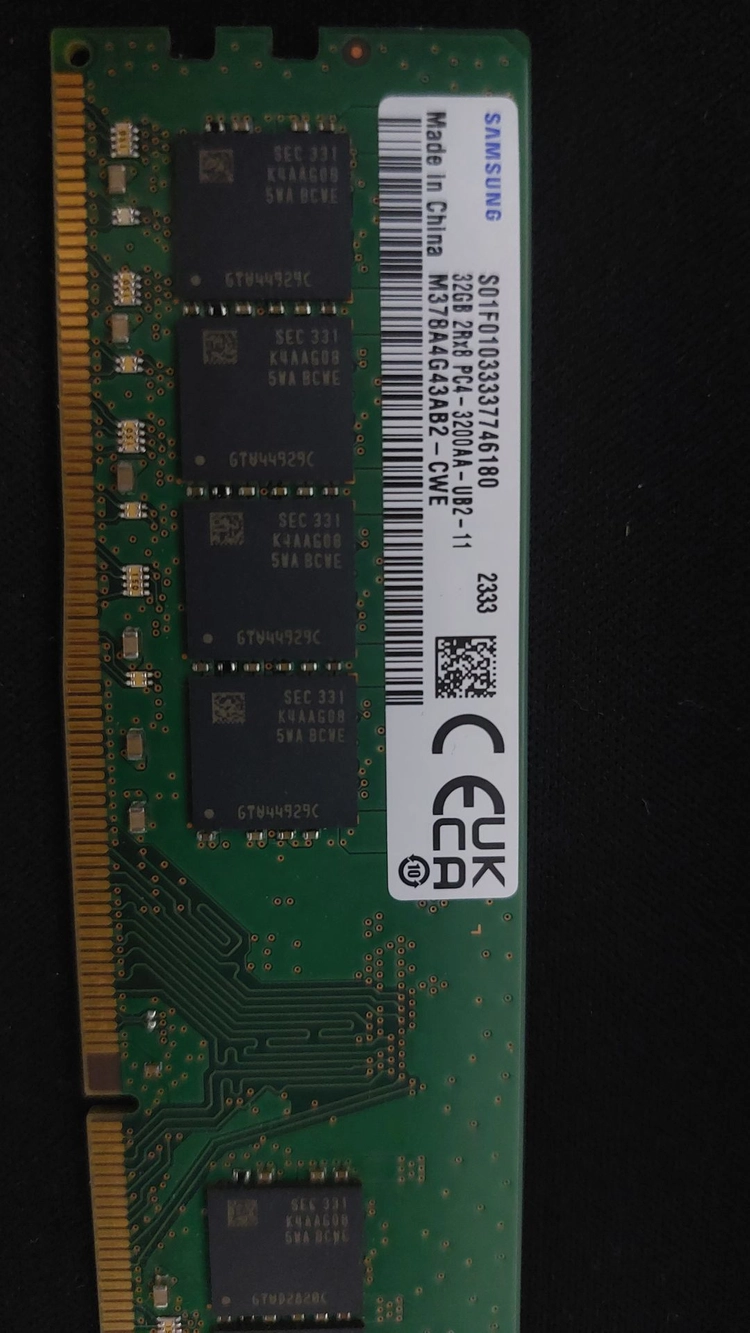 DDR4 메모리 32GB 3200aa 4개 판매 이미지