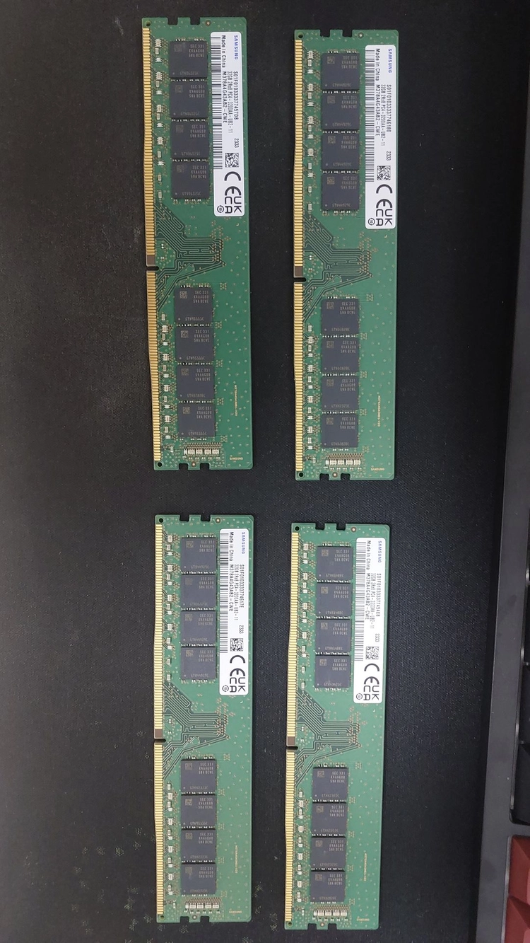 DDR4 메모리 32GB 3200aa 4개 판매 이미지