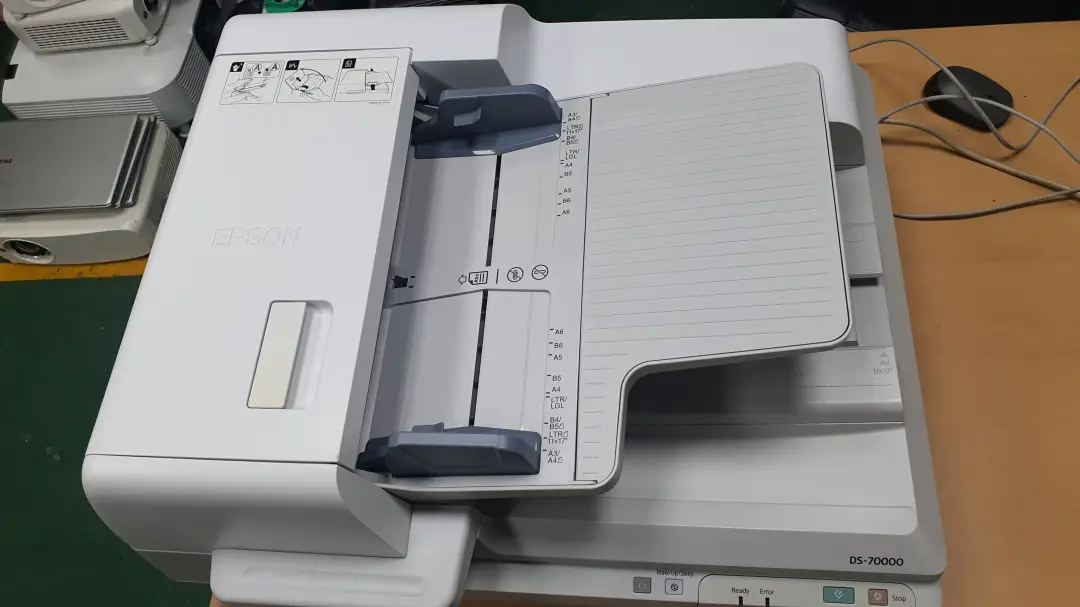 엡손 전문가용 A3 스캐너 평판 ADF 지원 DS-70000 그래픽 문서 스캔 이미지
