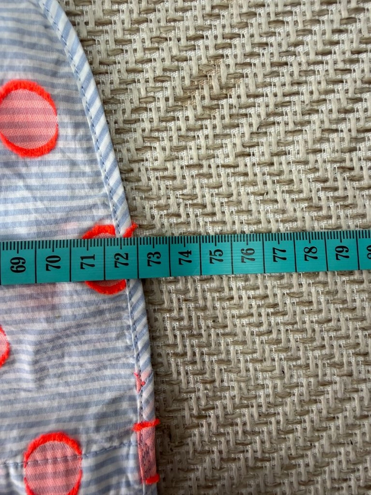 정품) 오브제 한섬 20ss 도트 스트라이프 셔츠 82 이미지